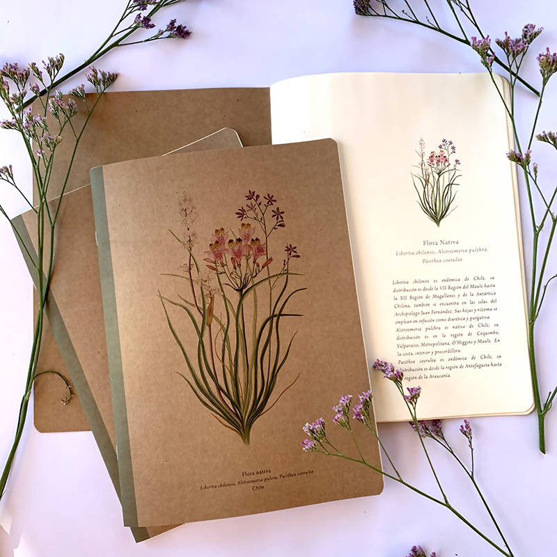 Libreta Craft Flora Nativa