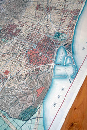 Mapa de Barcelona antiguo - Lámina - Mappin