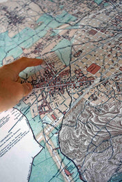 Mapa de Barcelona antiguo - Lámina - Mappin