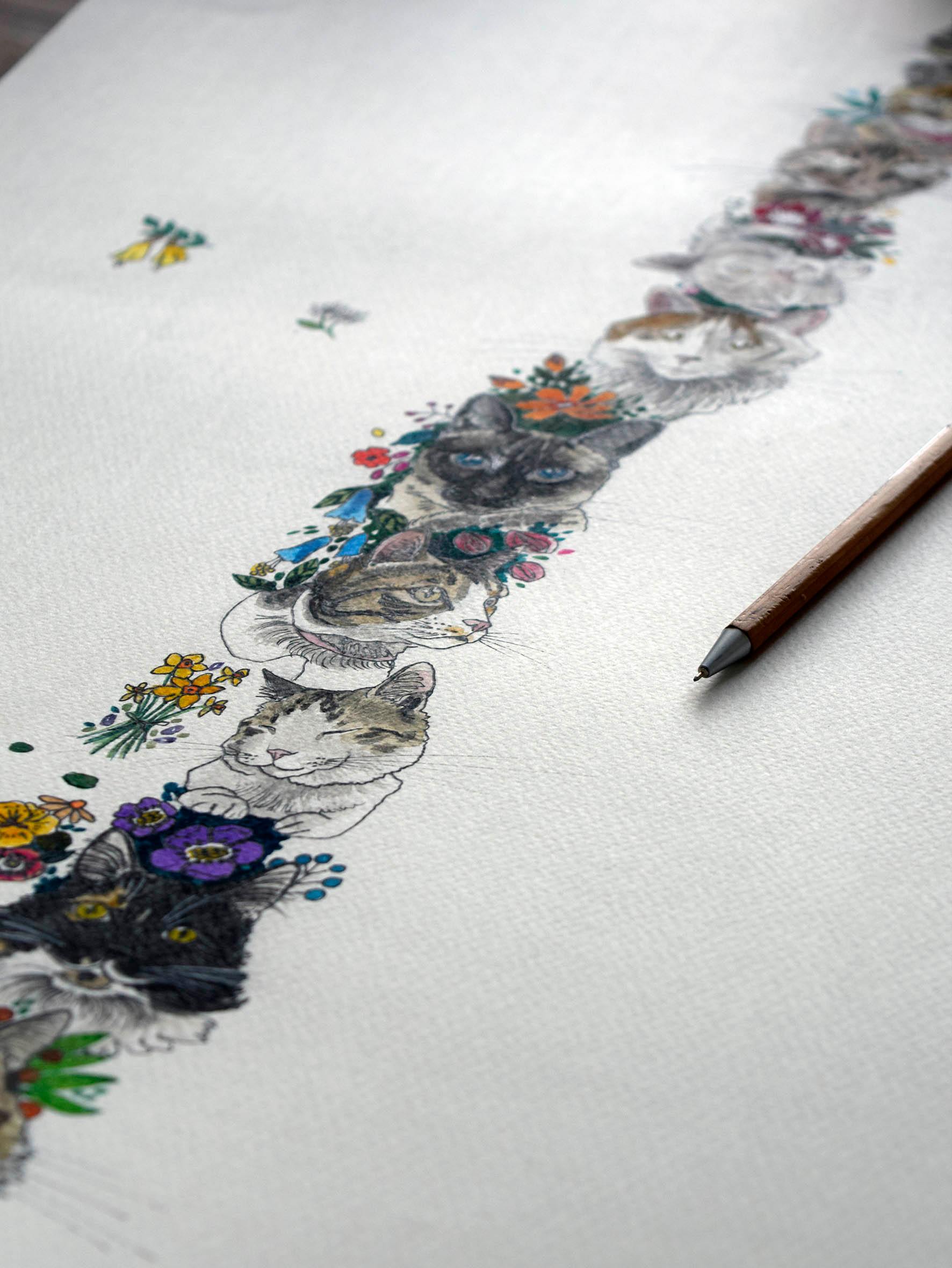 Mapa de Gatos - Lámina - Mappin