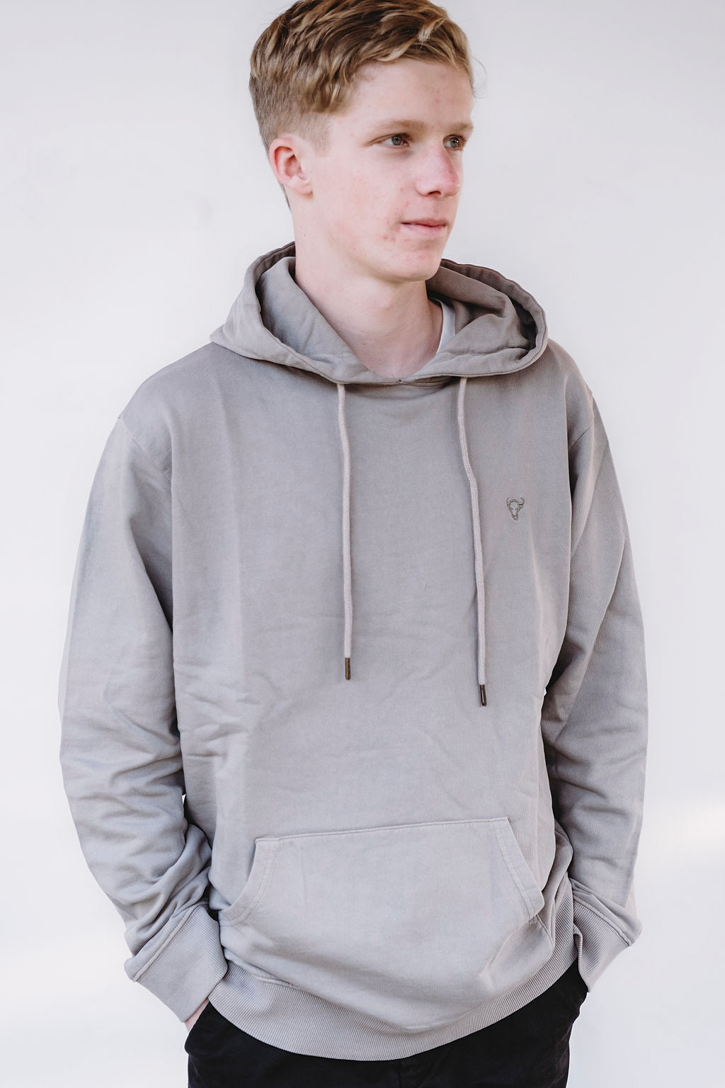 POLERON HOODIE BEIGE