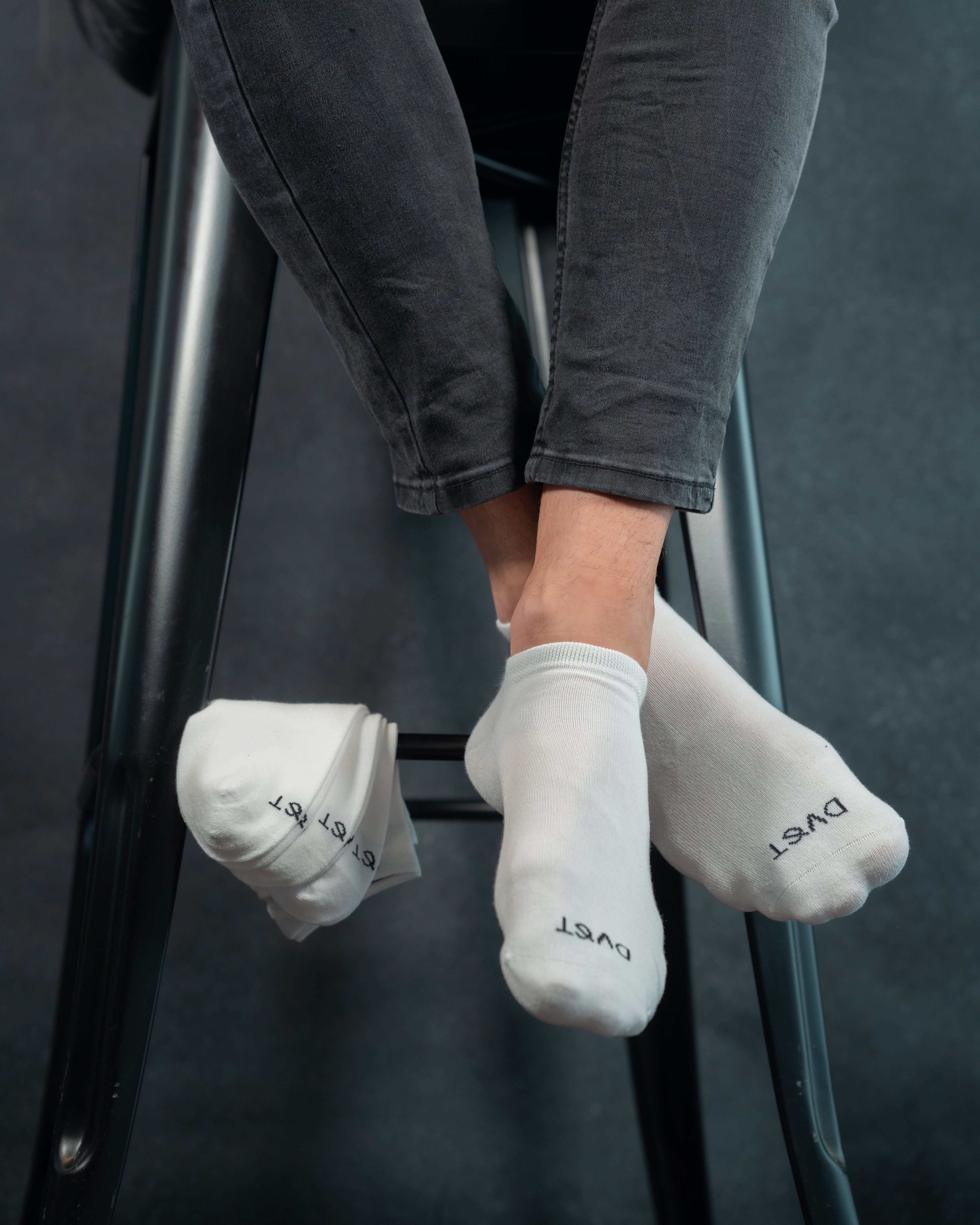 Pack de 4 pares de calcetines Input Blanco