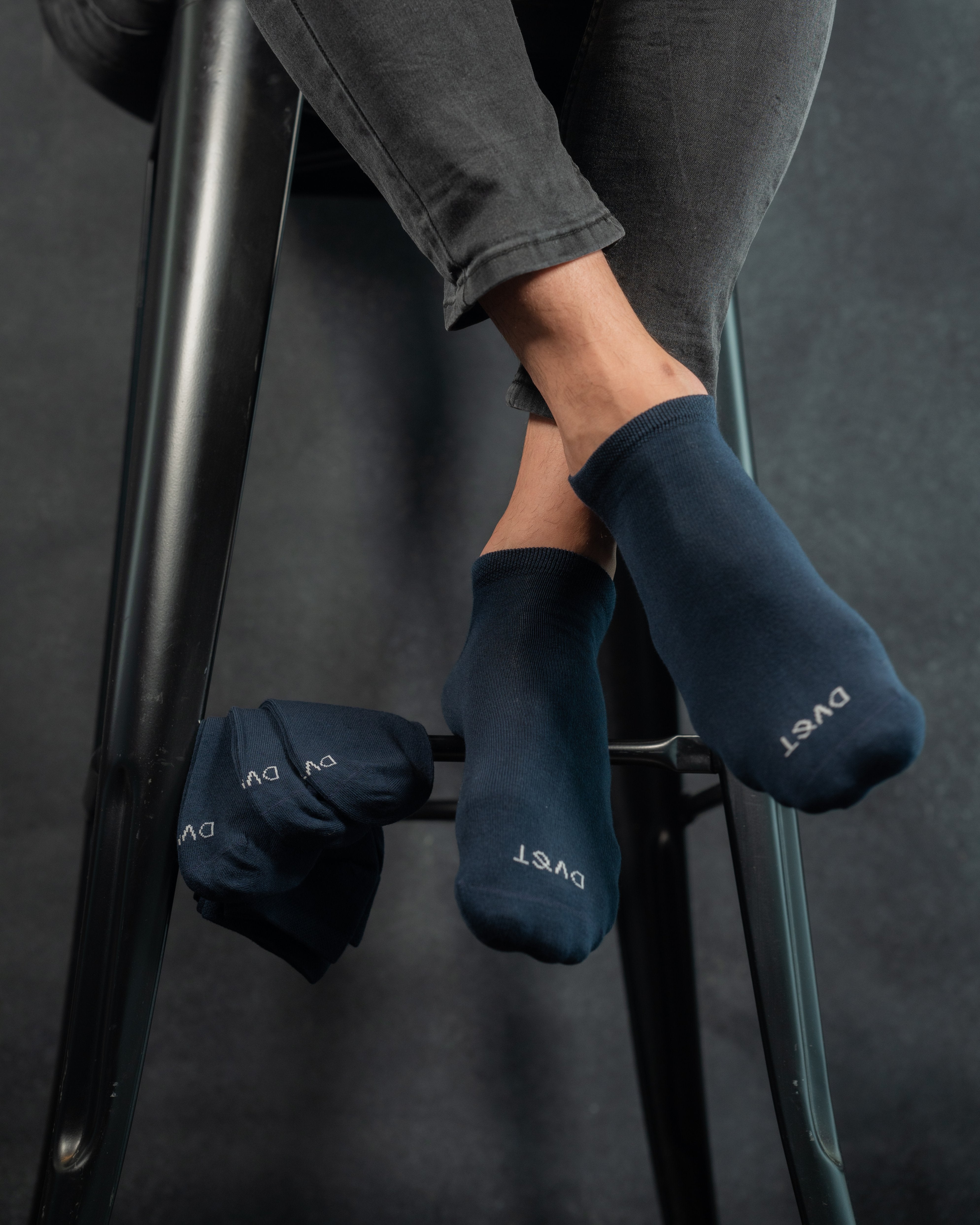 Pack de 4 pares de calcetines Input Azul Marino