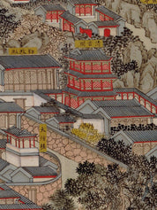 Mapa ilustrado del Palacio Rehe (Chengdé), China - Lámina - Mappin