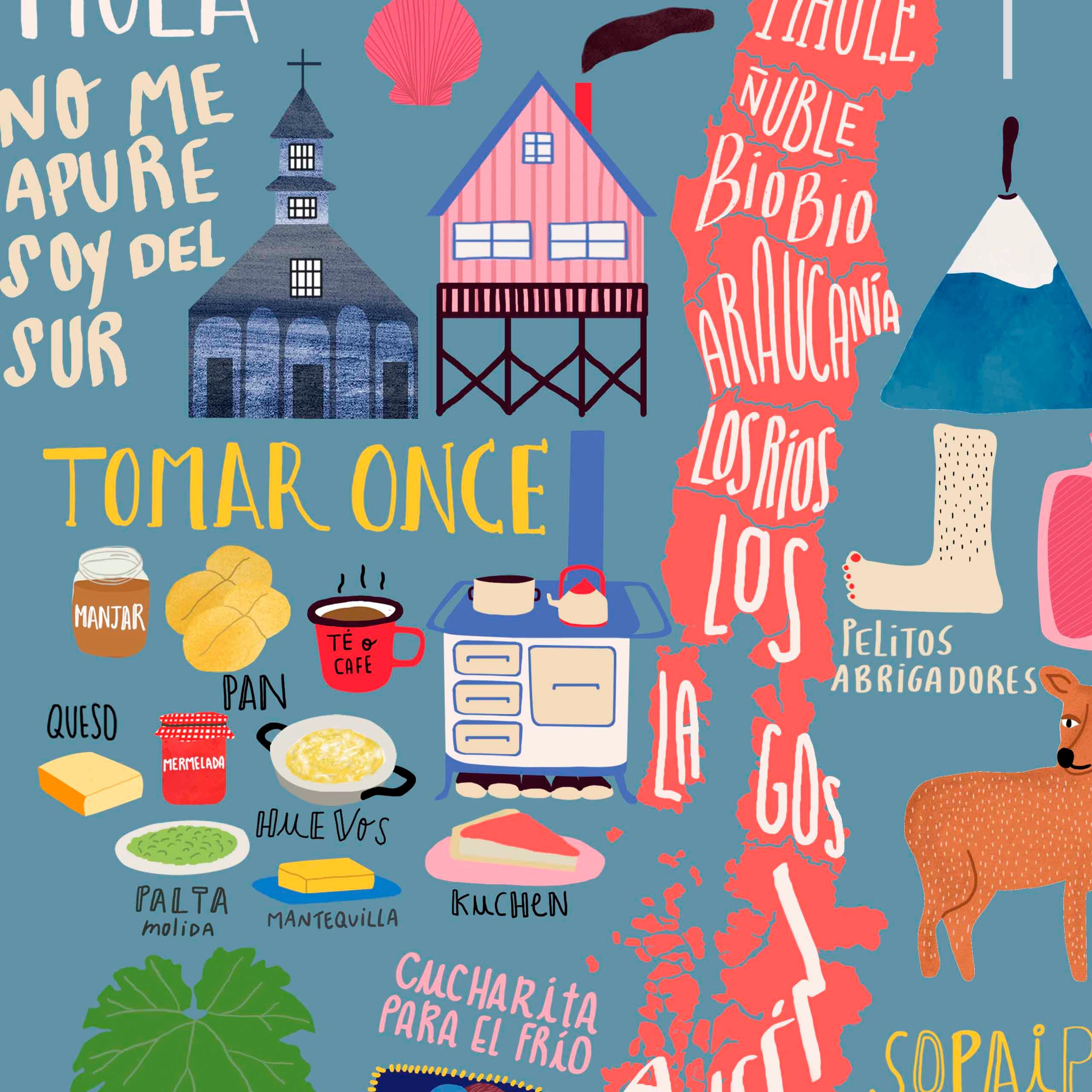 Invierno Verano Chileno - Lámina - Mappin