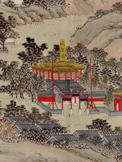 Mapa ilustrado del Palacio Rehe (Chengdé), China - Lámina - Mappin