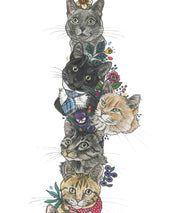 Mapa de Gatos - Lámina - Mappin