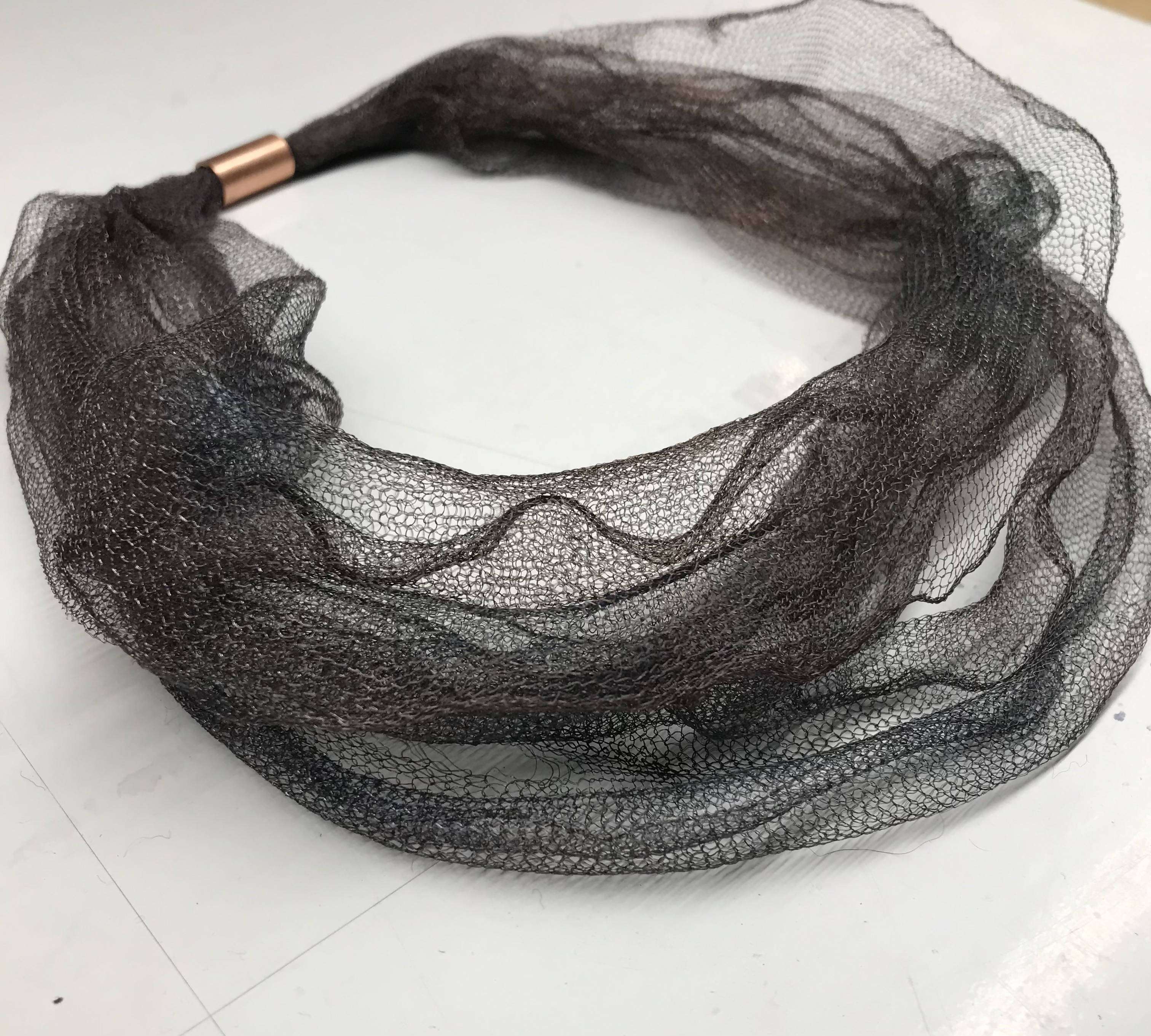 collar gasa cobre humo doble iman