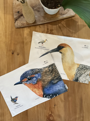 SET 4 INDIVIDUALES DISEÑO AVES II