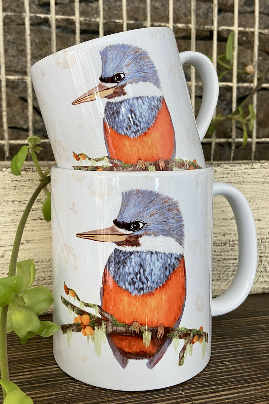 Tazón Martín Pescador, pajaritos chilenos