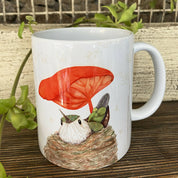 Tazón Picaflor, pajaritos chilenos