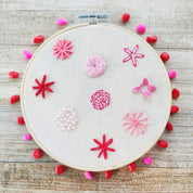 Kit mostrario de puntos de bordado con clases on line