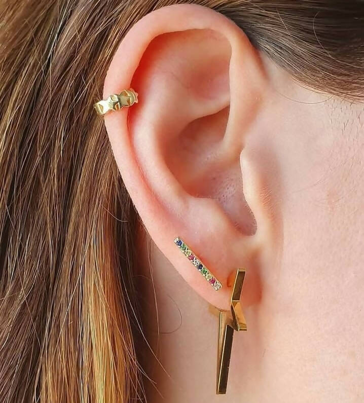 Argollas hechas de estrellas