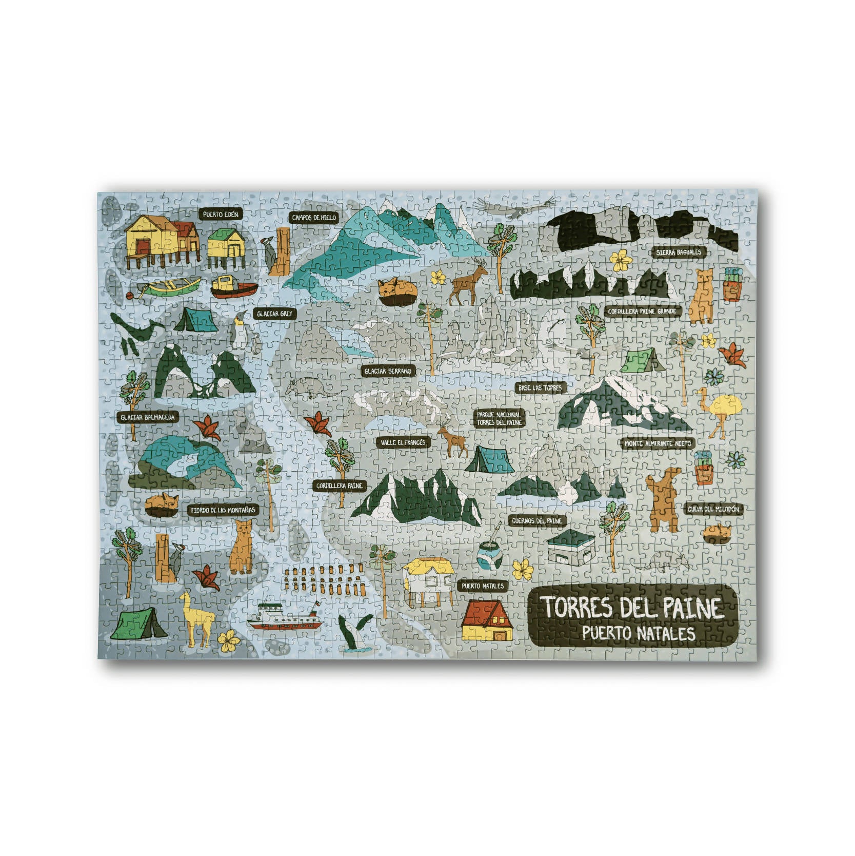 Puzzle Puerto Natales /Torres del Paine 1000 Piezas