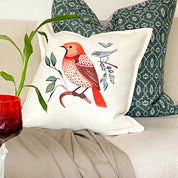 Cojín Zorzal Rojo - 45 x 45