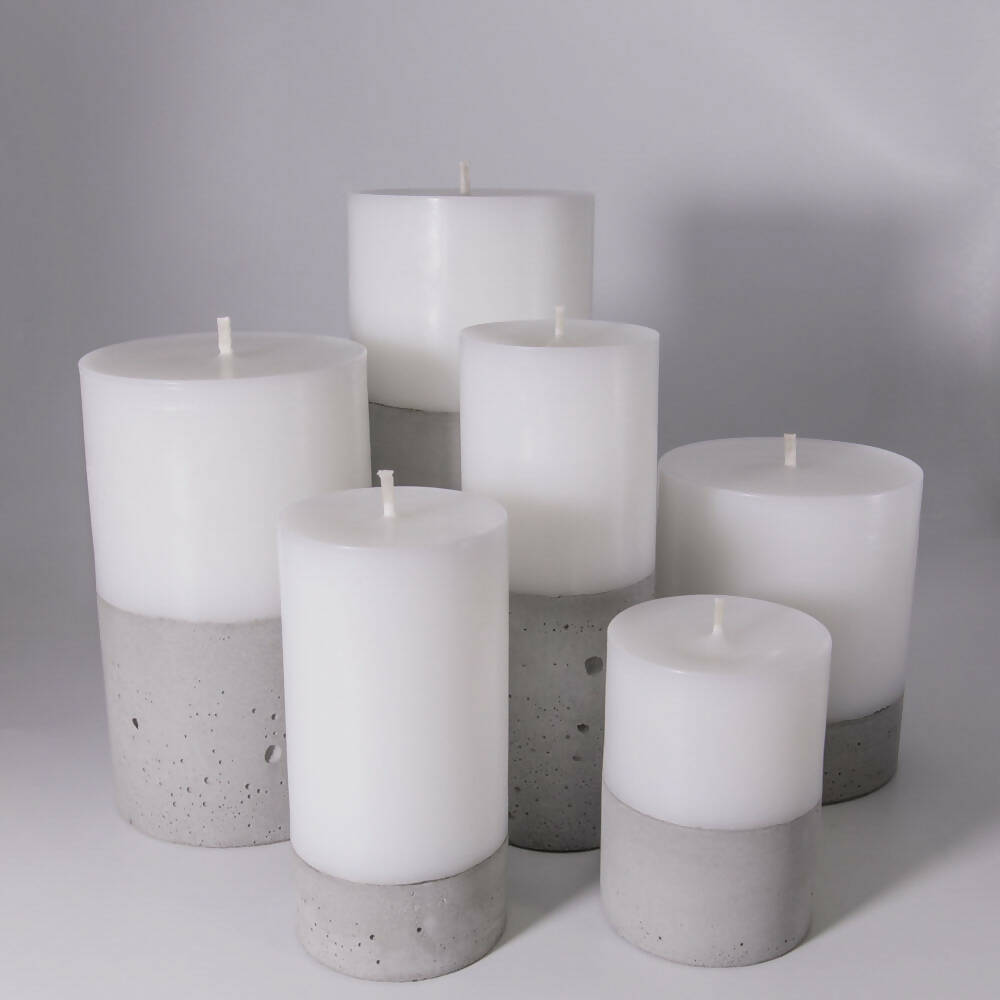 Conjunto 12E Velas Naturales y Velones Naturales Küme