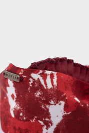 Cintillo Turbante Adulto Burdeo Acuarela 2