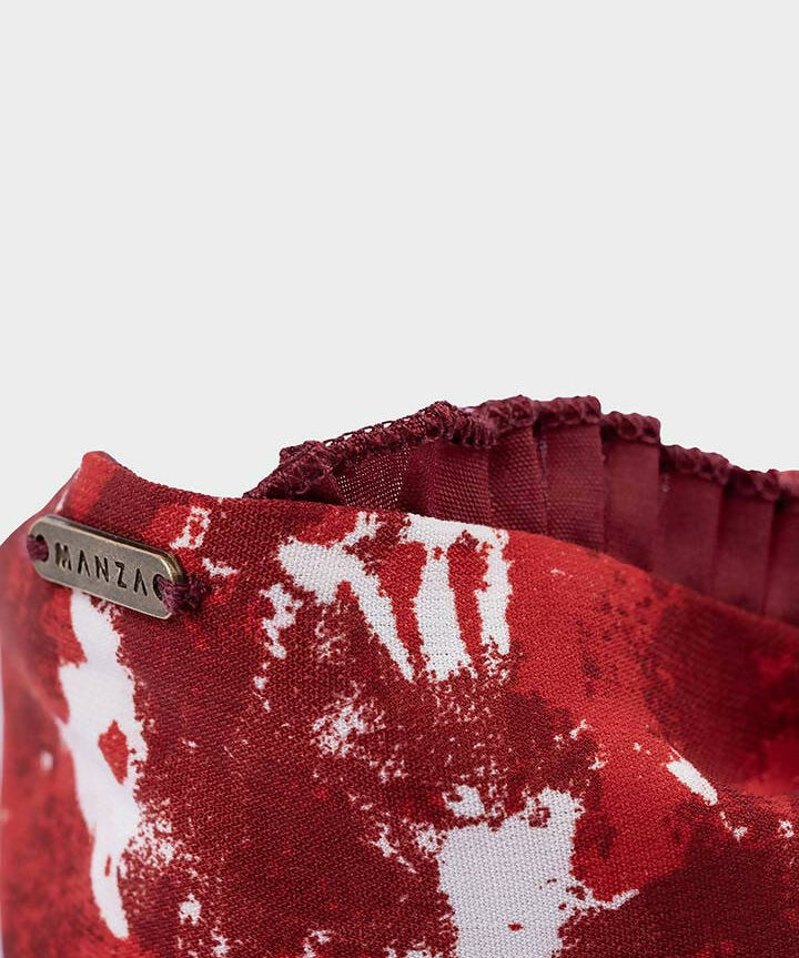 Cintillo Turbante Adulto Burdeo Acuarela 2