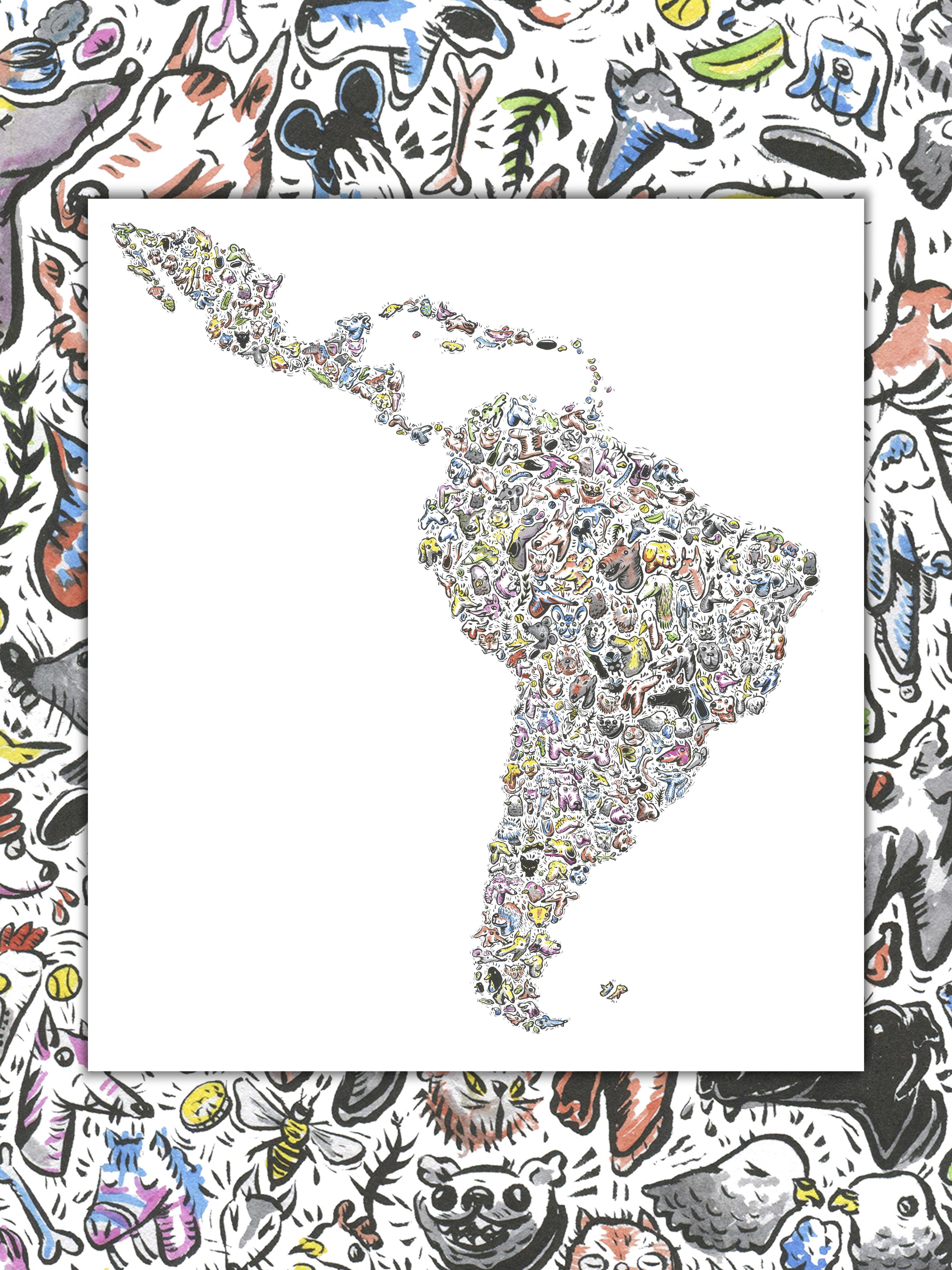 Fauna Urbana Latinoamericana - Lámina - Mappin