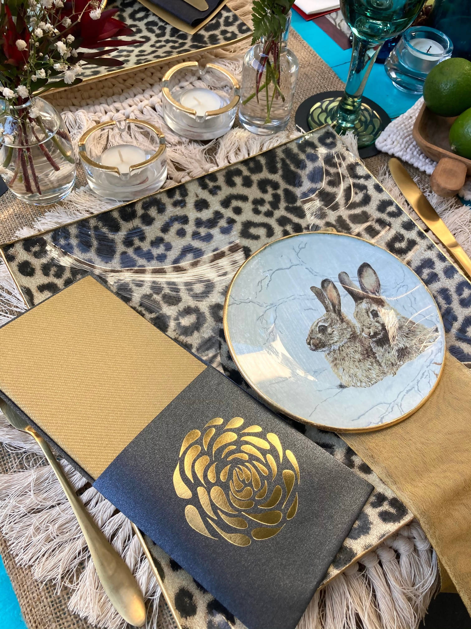 Plato Fondo Print cuadrado