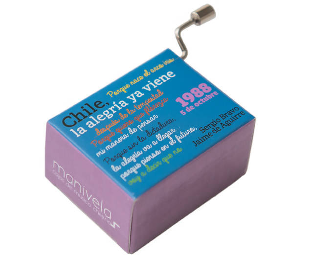 Cajita musical Chile, la alegría ya viene