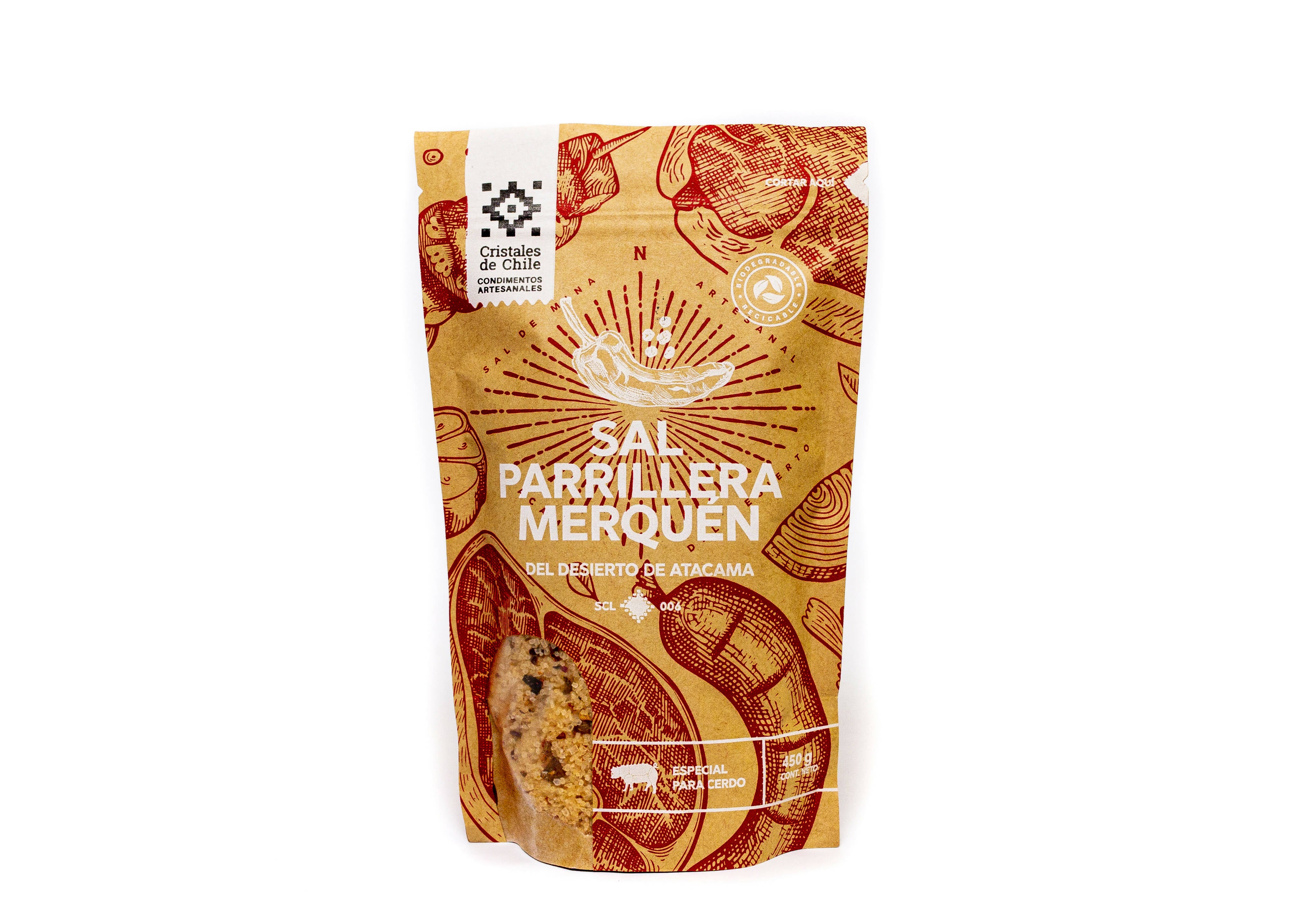 Sal parrillera merquén - Creado en Chile