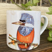 Taza de café 150cc pájaros chilenos, Martín Pescador