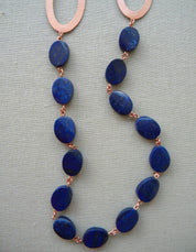 COLLAR COBRE LAPISLAZULI TOP