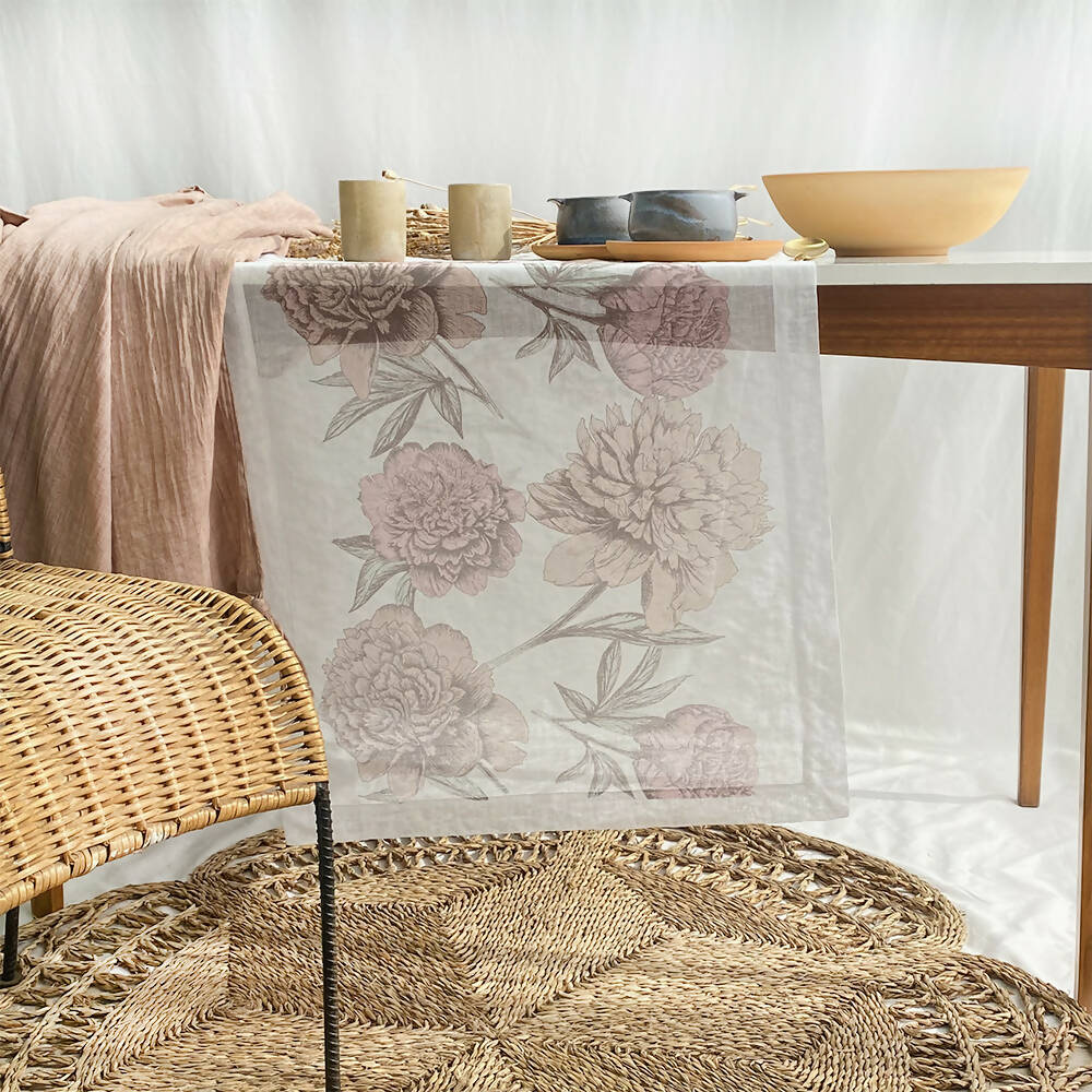 Camino de mesa velo organza Gardenia