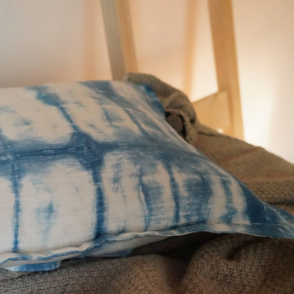 Cojin Indigo Shibori