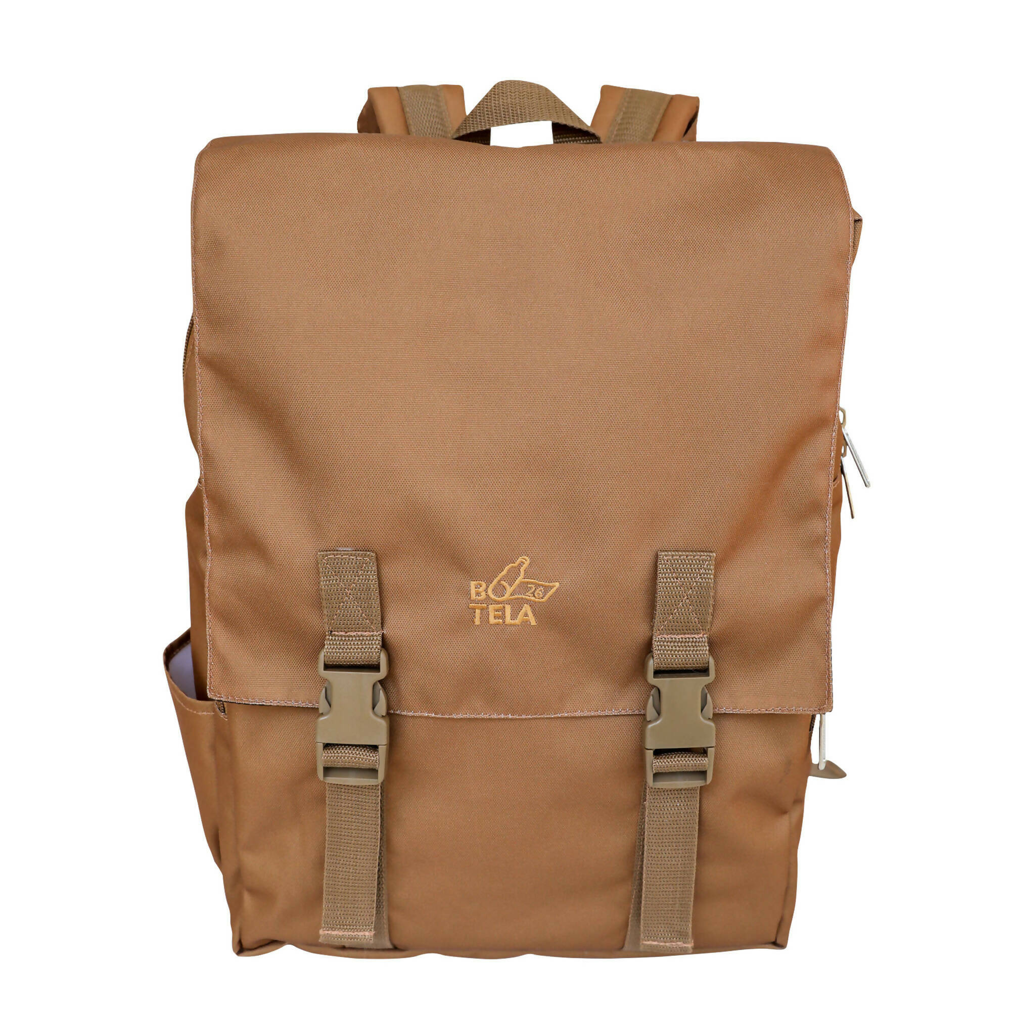 Mochila Notebook 15" Sustentable. Diseño Café.