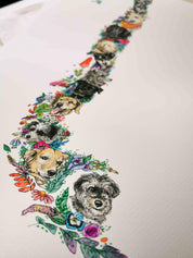 Mapa de Quiltros Chilenos - Lámina - Mappin