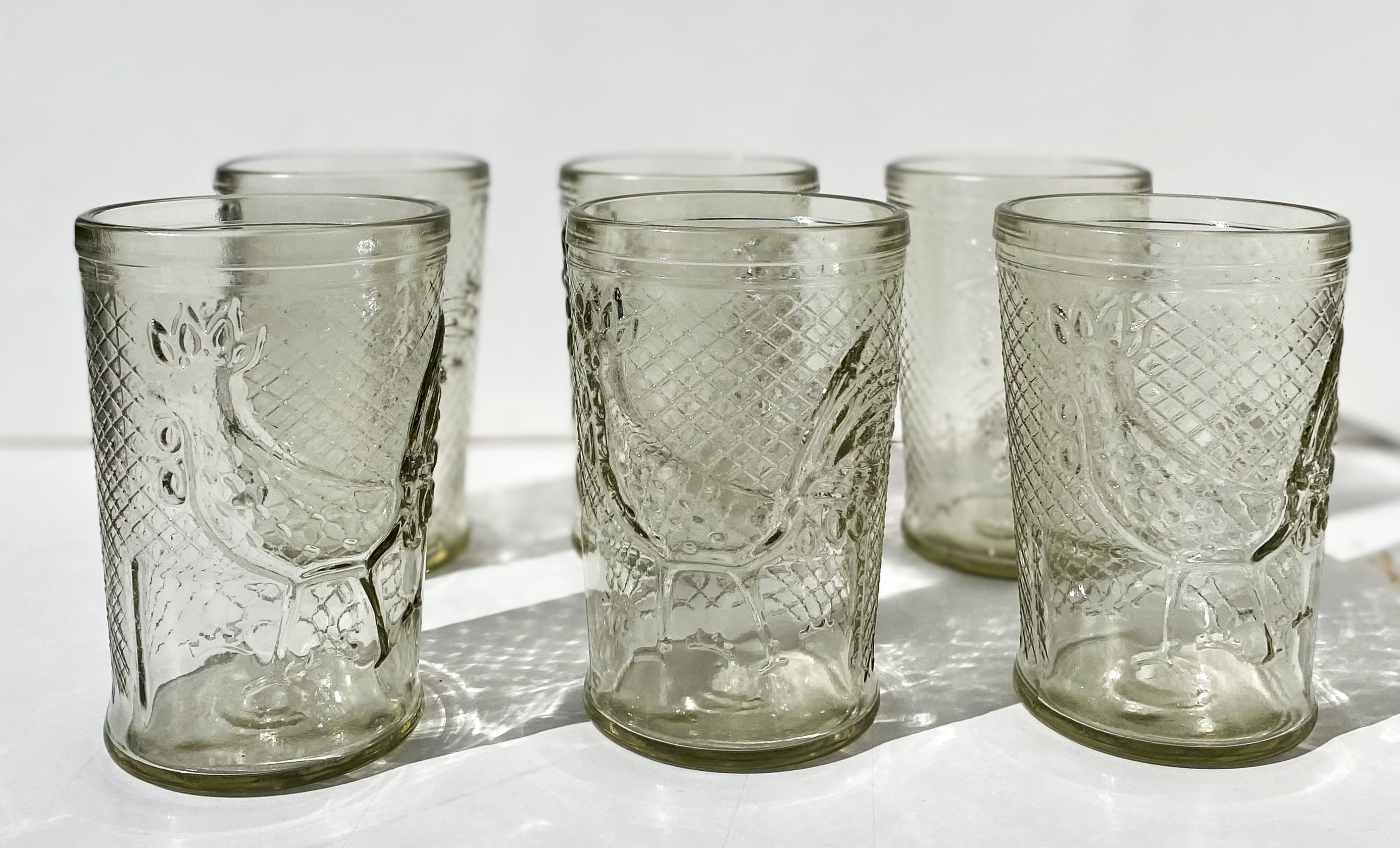 6 Vasos de Gallo 320 ml