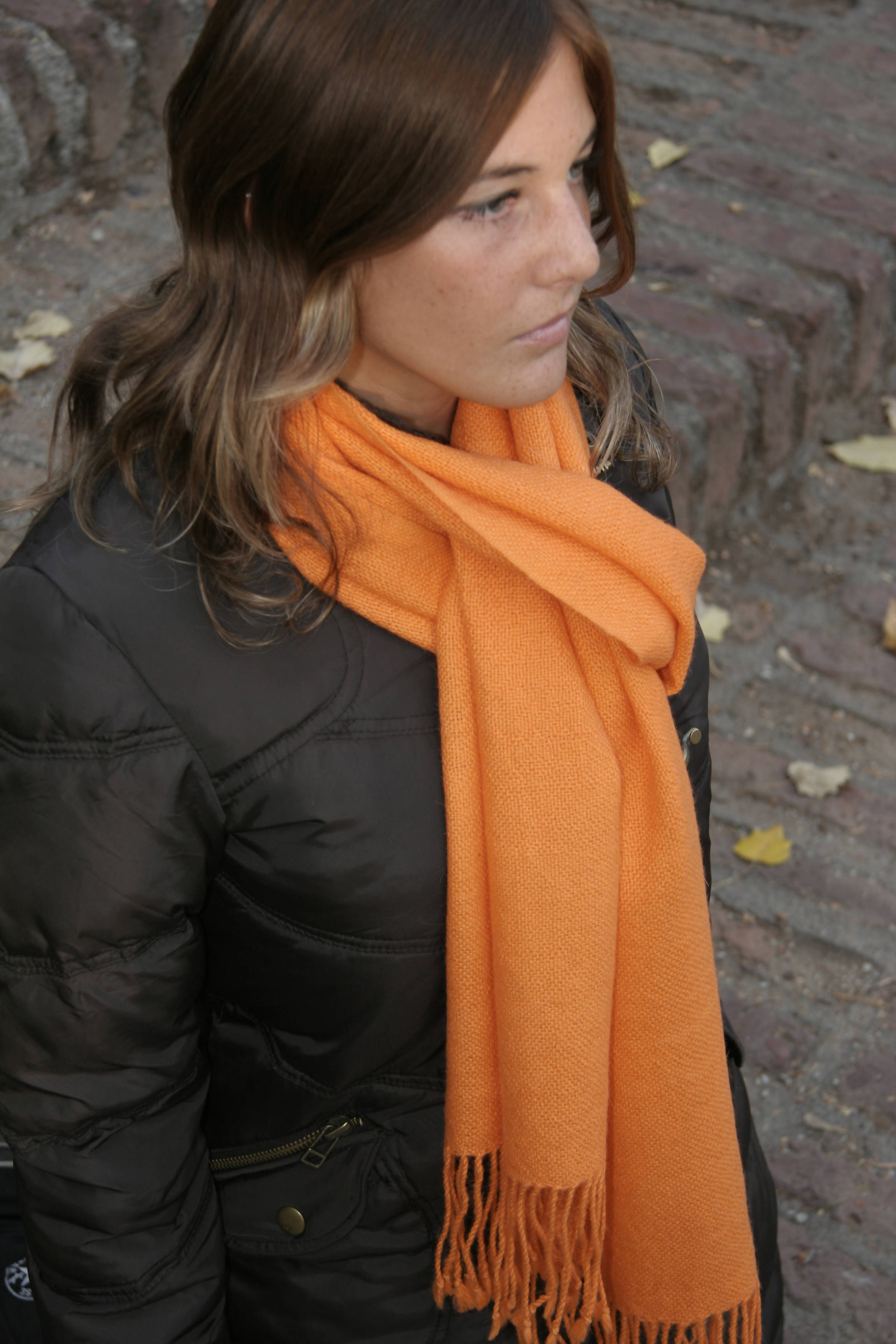 Bufanda Alpaca Naranjo