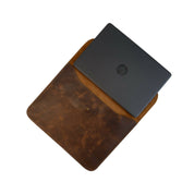 Funda de notebook cuero