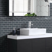 LADRILLO GRIS Muriglass Autoadhesivo 3D