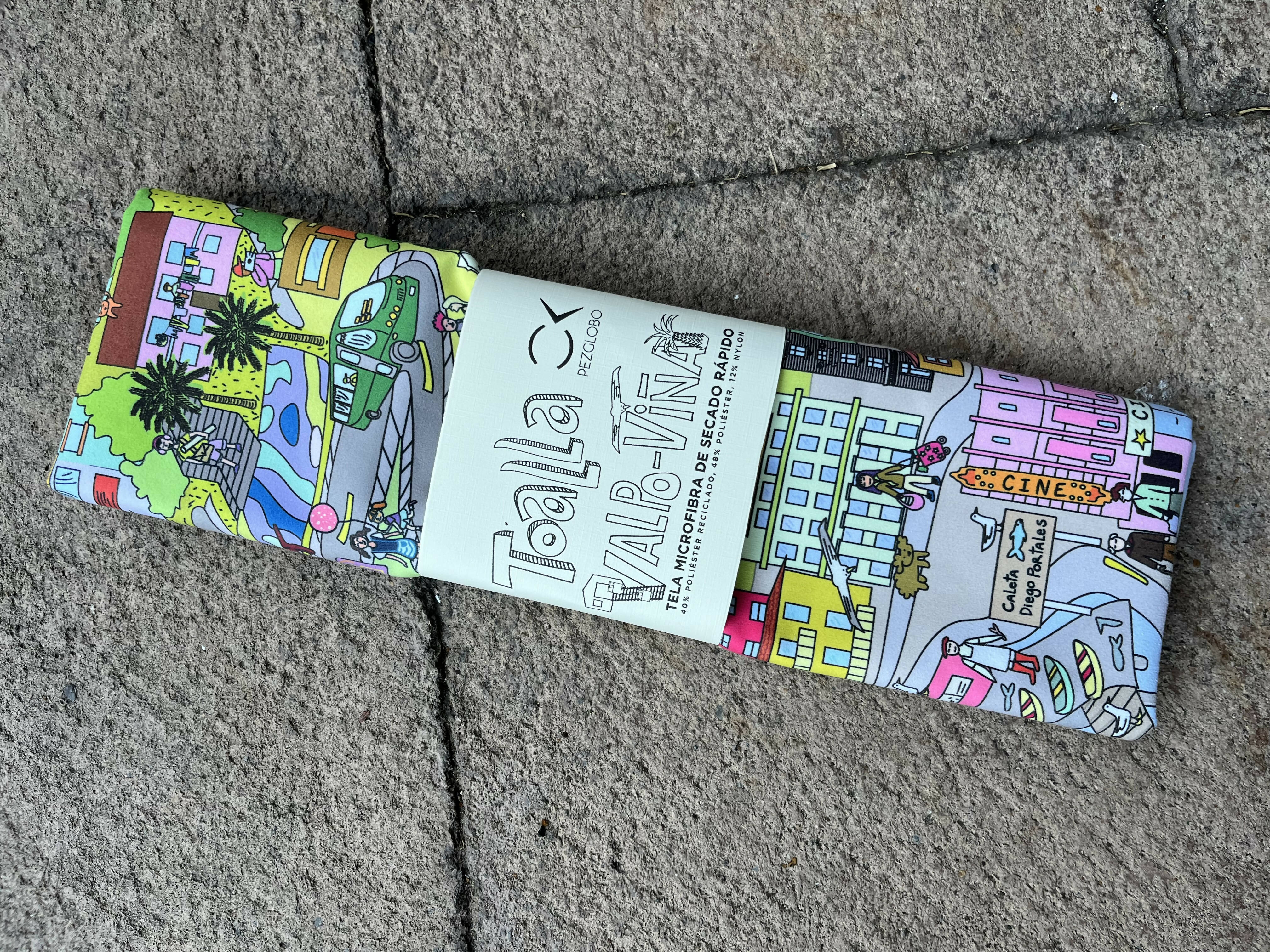 TOALLA REVERSIBLE VALPARAISO VIÑA - Creado en Chile