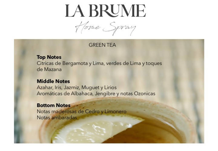 Home Spray GREEN TEA 500 ml La Brume