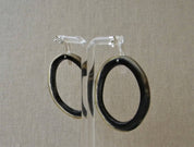 ARO PLATA ARGOLLA PALO CUERNO NEGRO BEIGE