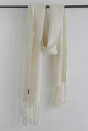 Bufanda alpaca color Crudo