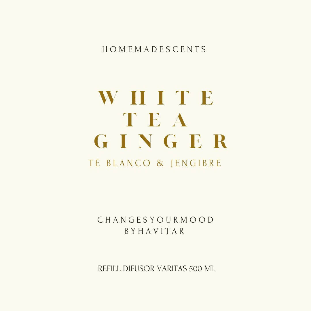 Refill Difusor de varitas 500 ml White Tea Ginger