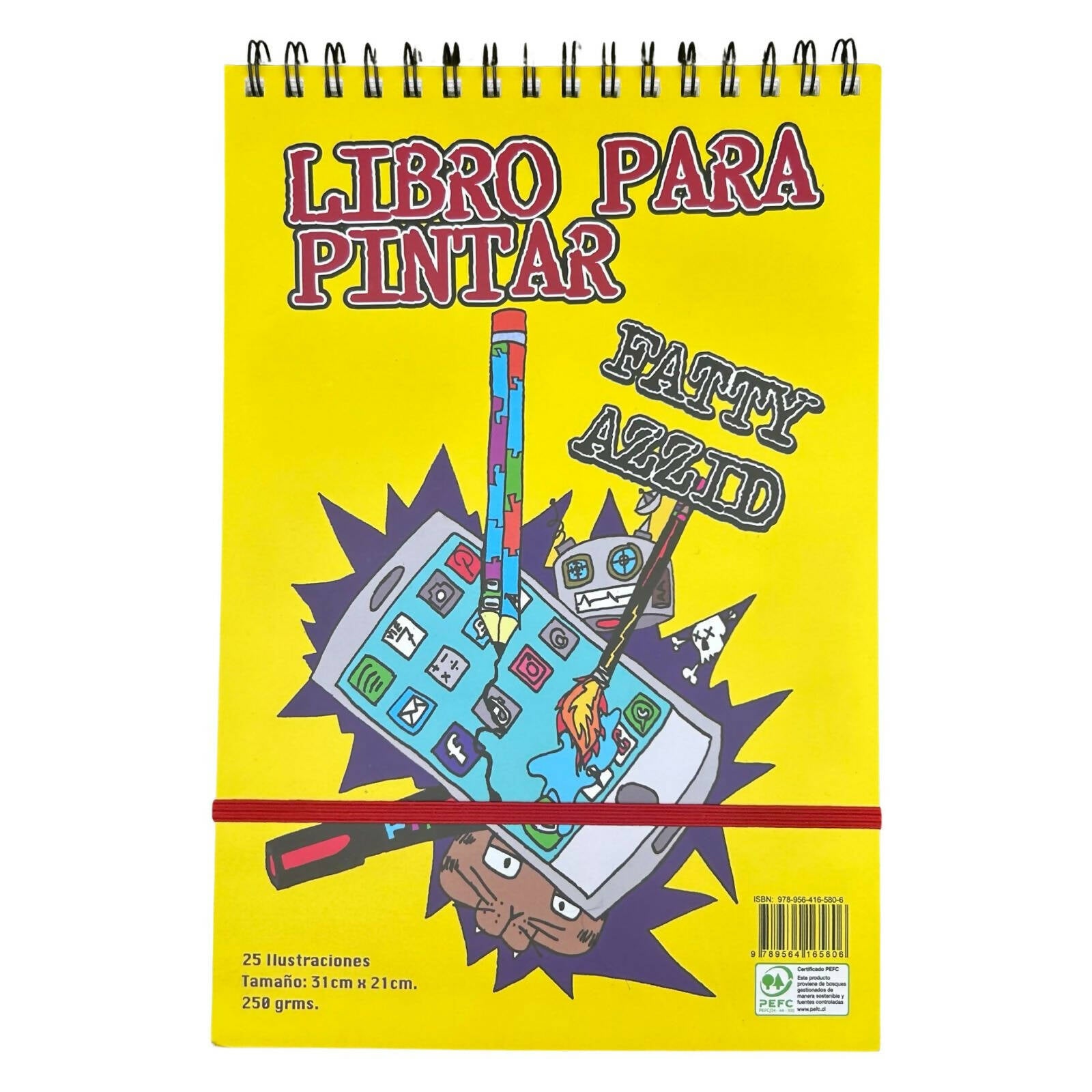Libro para Pintar de Fatty Azzid