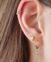 Estrellas lisas baño oro