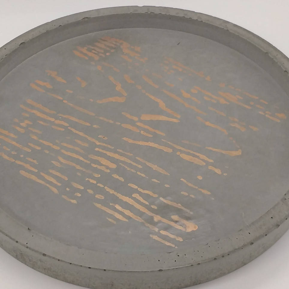 BANDEJA DECORATIVA DE HORMIGON