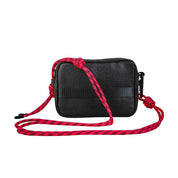 MINIKNOT Bandolera / Negro / Fucsia Neon