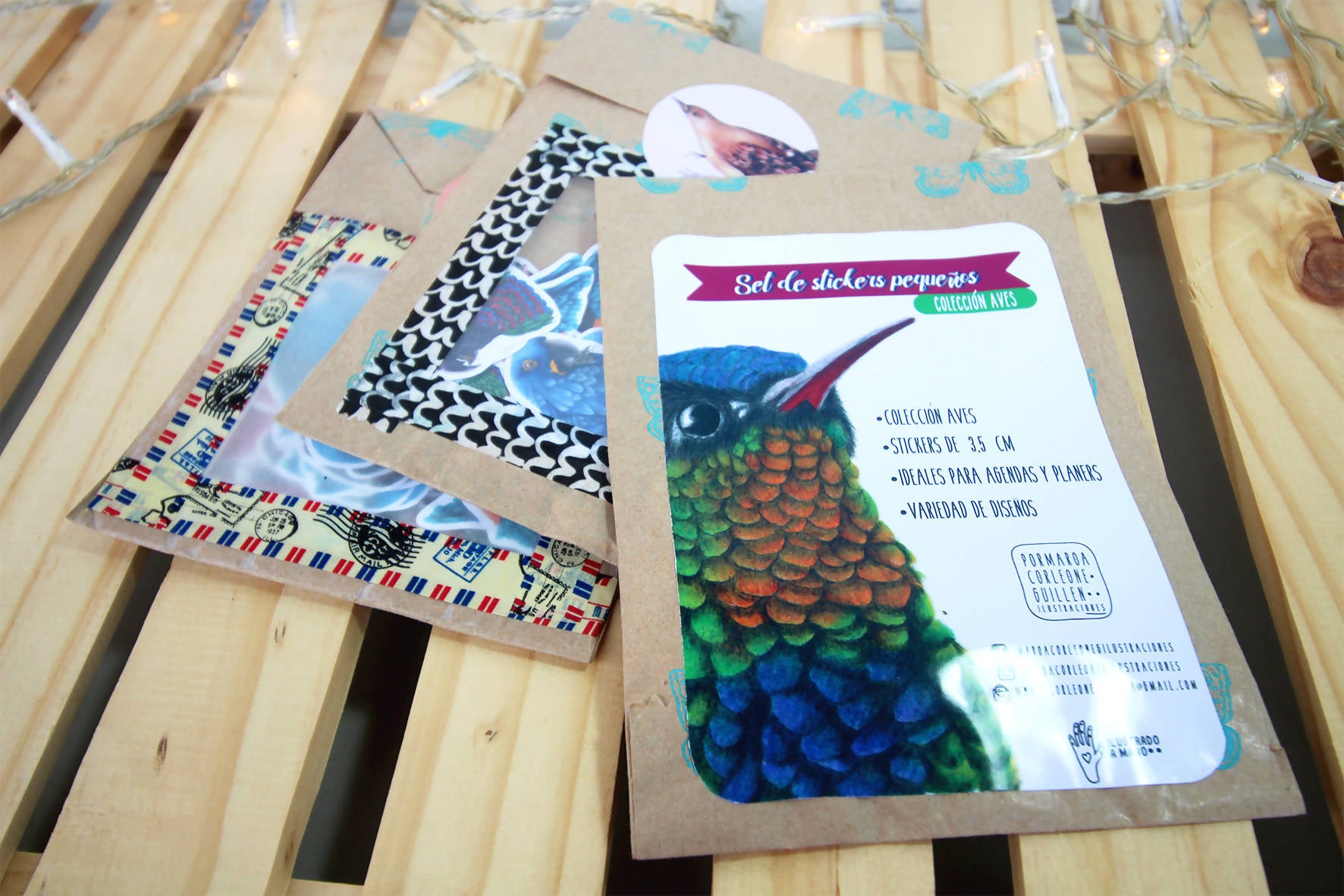 Set de stickers pequeños