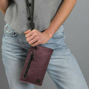 BBKNOT Portacelular / Rojo Metálico / Negro