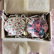 Pack de conchitas saleros rojo