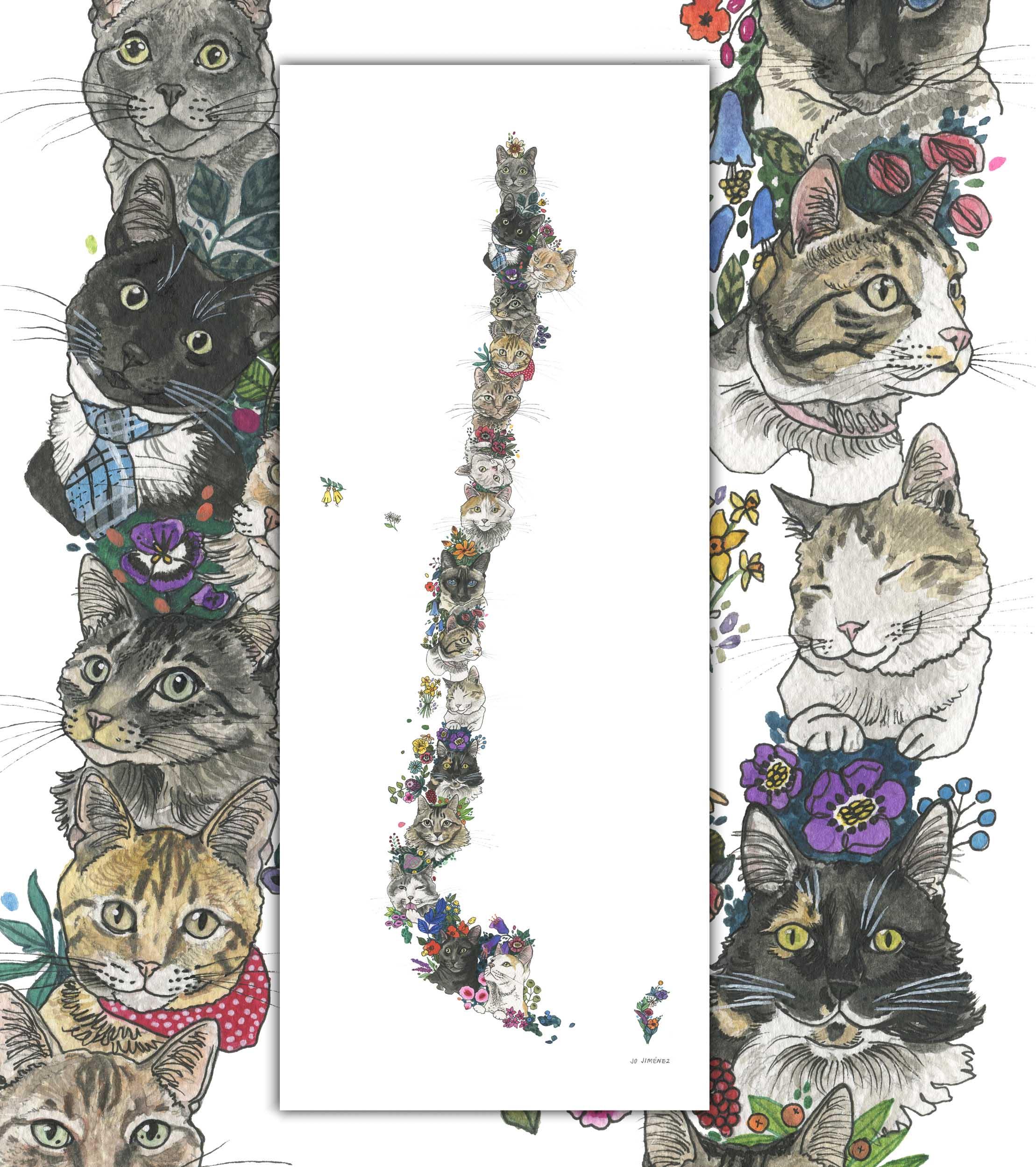 Mapa de Gatos - Lámina - Mappin