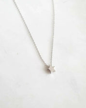 Cadena con 1 estrella plata